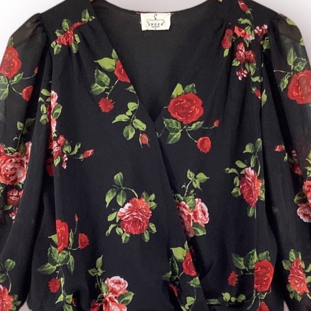 FLORAL BODYSUIT